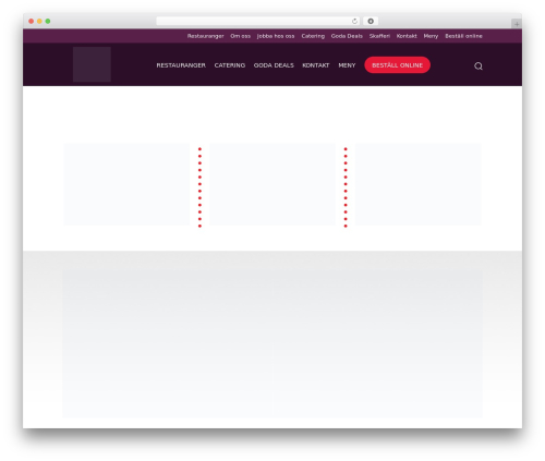 The Sceleton theme WordPress theme - ilovepizza.se