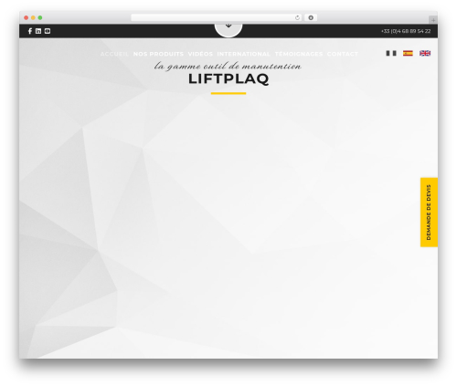 Theme WordPress Agence Point Com - liftplaq.fr