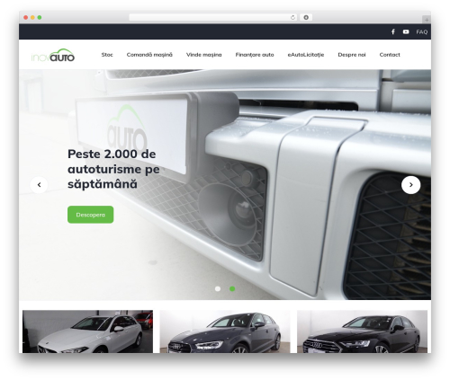 Vehica WordPress page theme - inovauto.ro