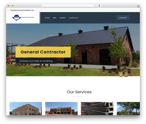 WordPress website theme Nirman Construction Pro - amoconstructionllc.com