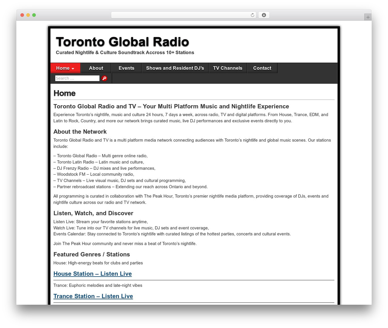 Asteroid WordPress website theme - torontoglobalradio.com Asteroid WordPress website theme - torontoglobalradio.com