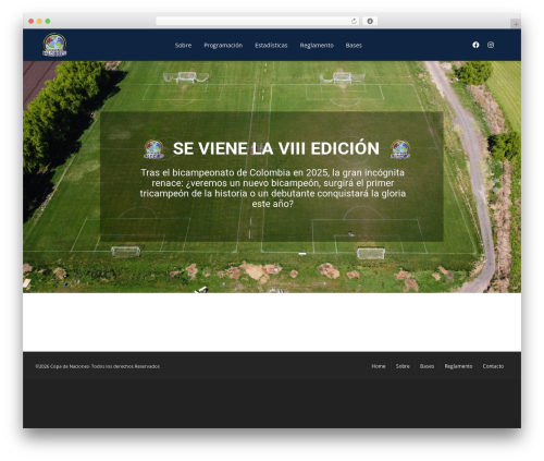 Cardinal WordPress theme - copadenaciones.cl