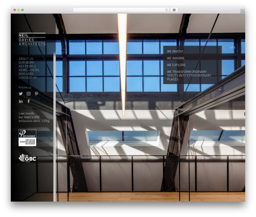 Den Base Theme WordPress theme - neildaviesarchitects.com