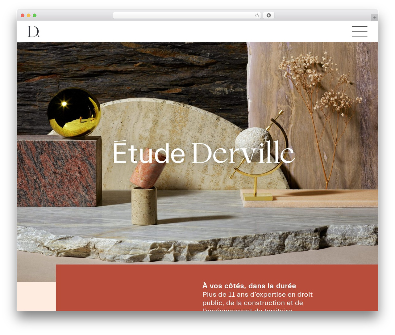 Derville WordPress theme - etude-derville.ch
