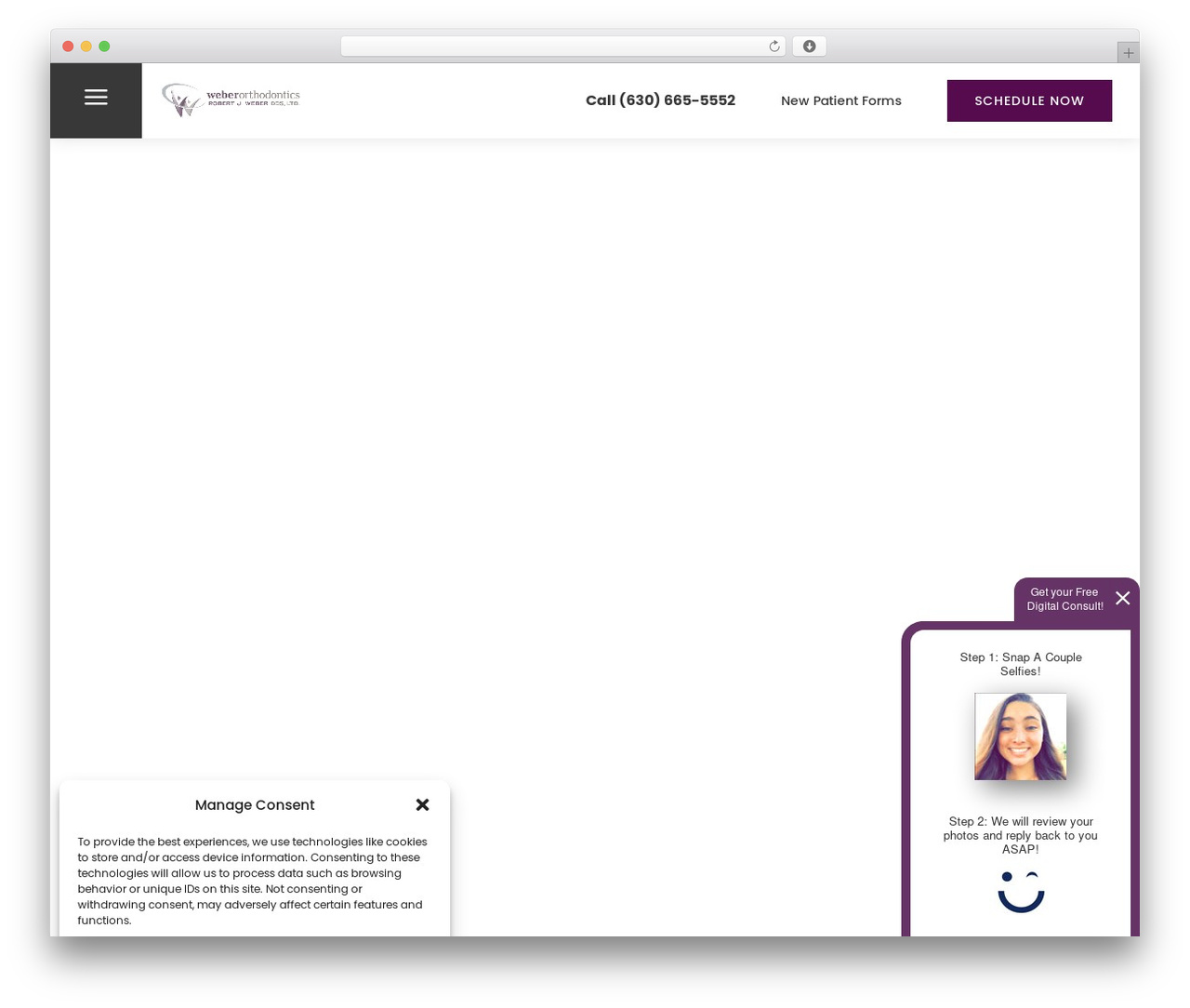 Divi WordPress theme - weberortho.com