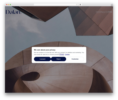 Hello Elementor business WordPress theme - dalan.no