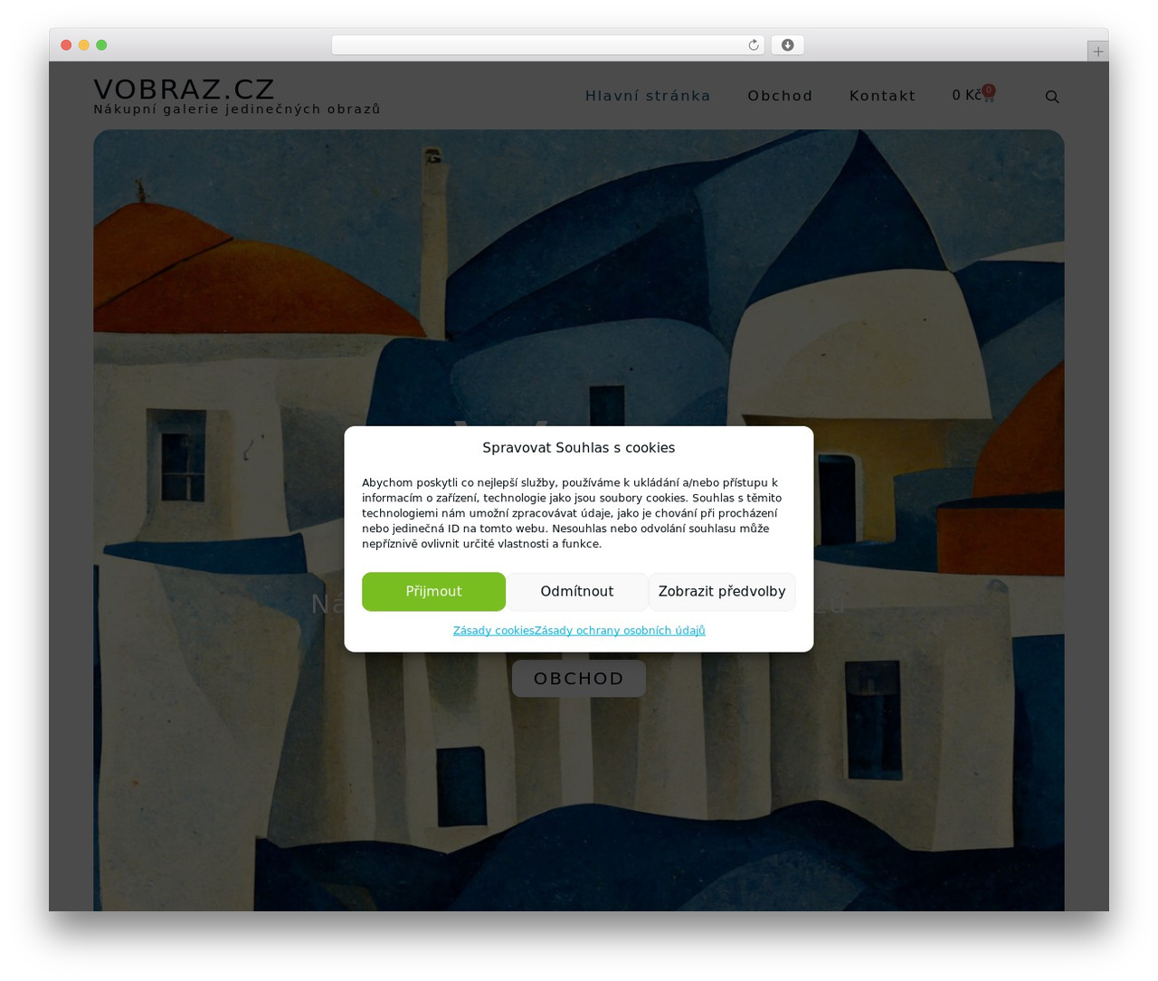 Hello Elementor WordPress store theme - vobraz.cz