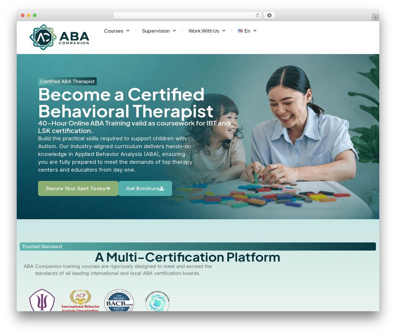 Hello Elementor Child WordPress theme - abacompanion.com