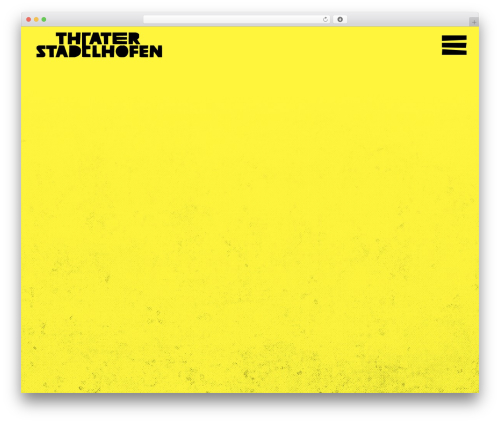 IndyTheme WordPress theme - theater-stadelhofen.ch