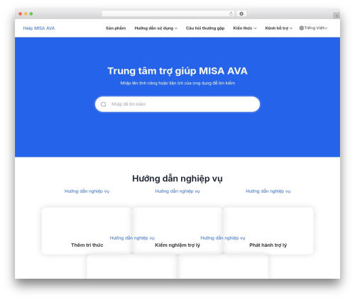 KnowAll WordPress theme - helpava.misa.vn