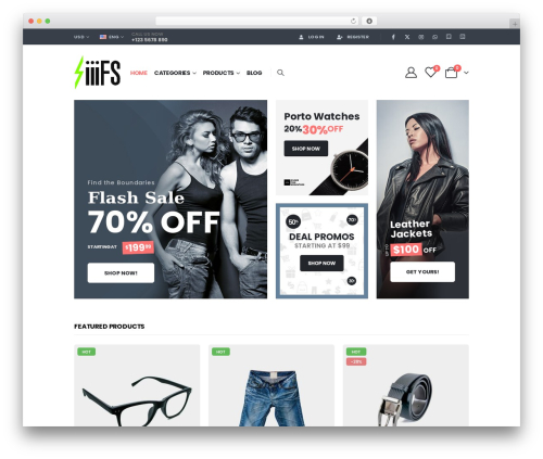 Porto WP theme - iiifs.com