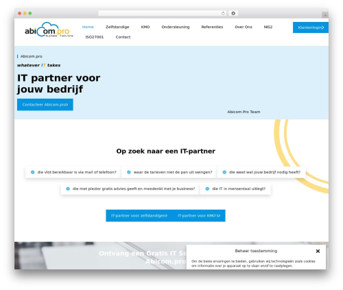 Sinergio premium WordPress theme - abicom.pro