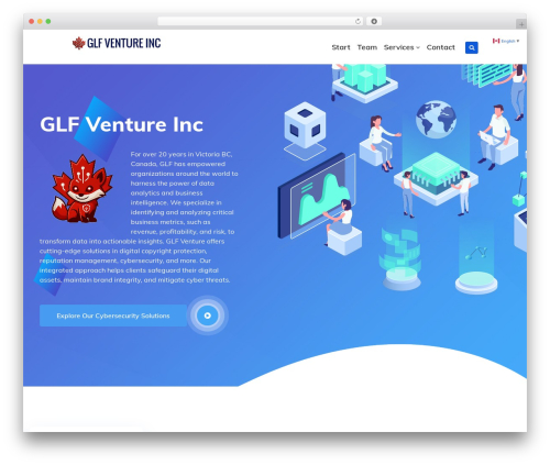 Techno WordPress theme - glfventure.com