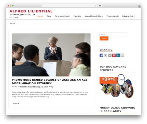 Theme WordPress Aricup - alfredlilienthal.com