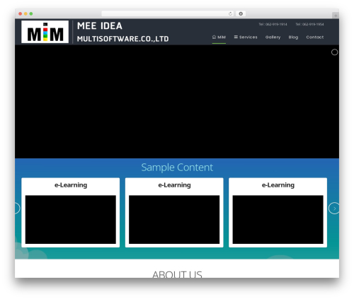 Wanium WordPress theme - meeideamultisoftware.com
