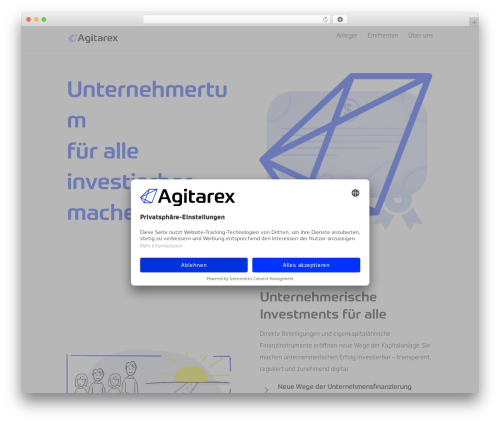 WordPress theme Divi - agitarex.com