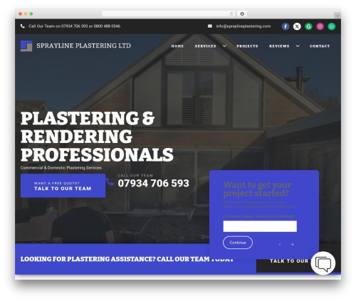 Formidable chat WordPress plugin - spraylineplastering.com