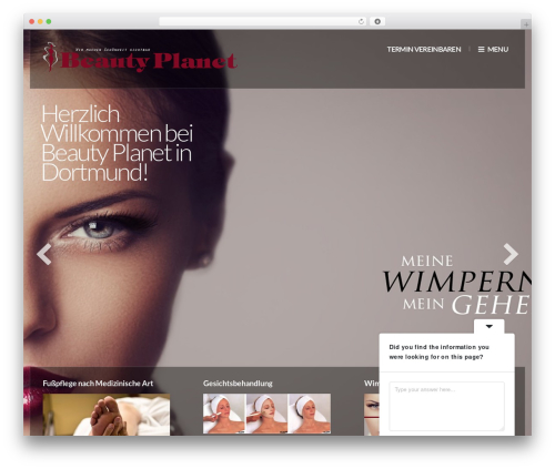 beaute WordPress theme design - beautyplanet-kosmetik.de