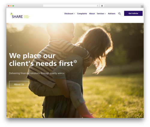Best WordPress theme Futurelab theme - sharenz.com