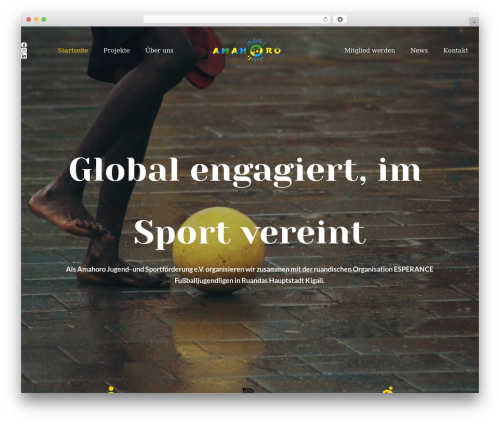 Blocksy WordPress theme - amahoro.net