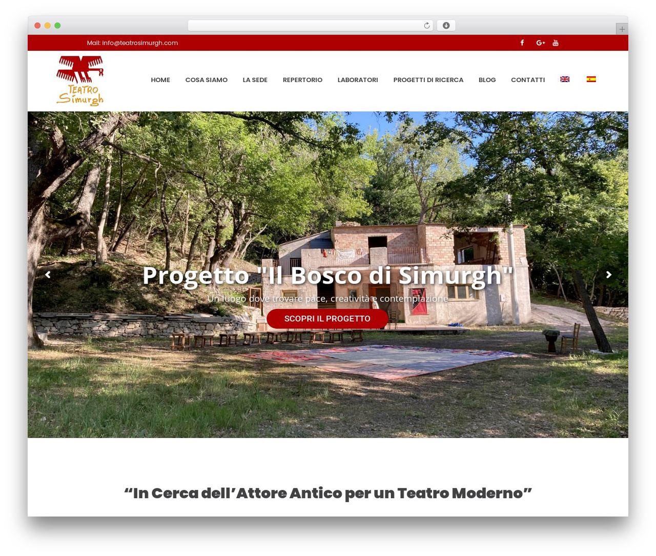 Bridge theme WordPress - teatrosimurgh.com