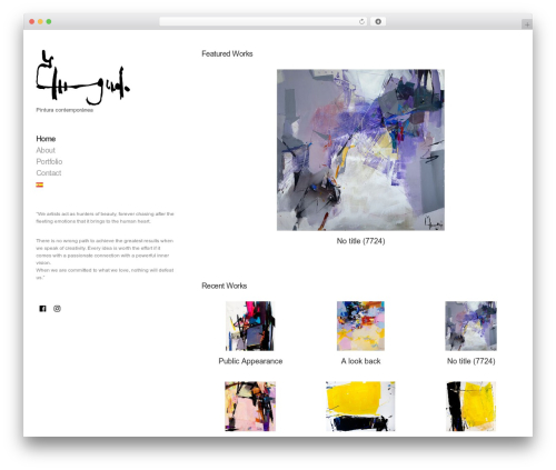 Corner WordPress theme design - eduardomonteagudo.com