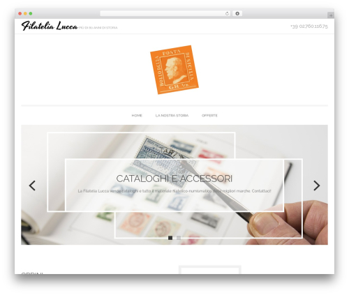 Essential WordPress theme design - filatelialucca.com
