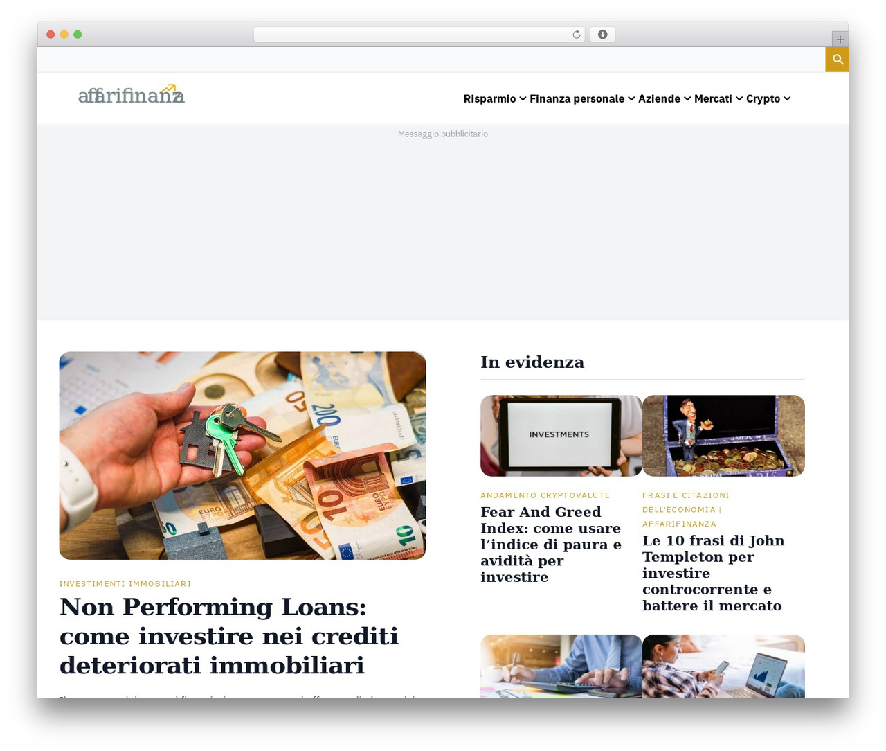 Evolveit Theme theme WordPress - affarifinanza.it Evolveit Theme theme WordPress - affarifinanza.it
