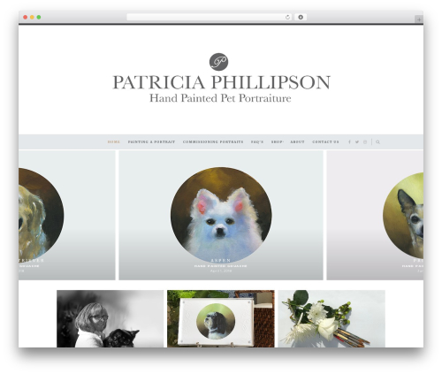 Lorelei WordPress theme design - patriciaphillipson.com