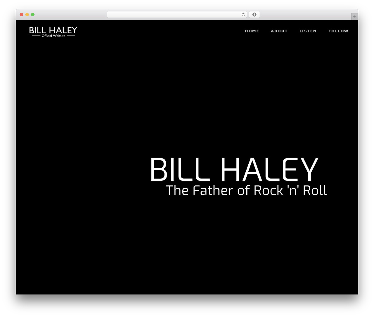 Malefic WordPress theme - billhaley.com Malefic WordPress theme - billhaley.com