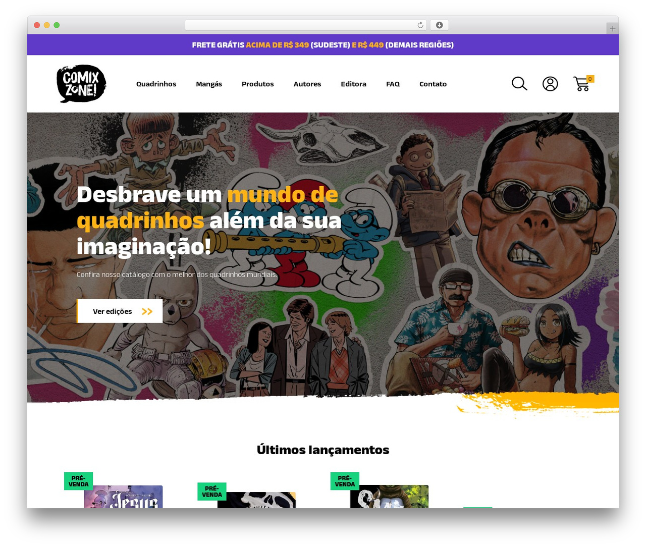 Comix Zone WordPress theme - comixzone.com.br Comix Zone WordPress theme - comixzone.com.br