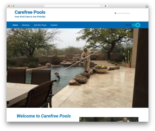 Theme WordPress Pharmacy - carefreepoolcare.com