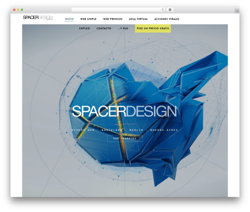 Theme WordPress Milano - spacerdesign.com