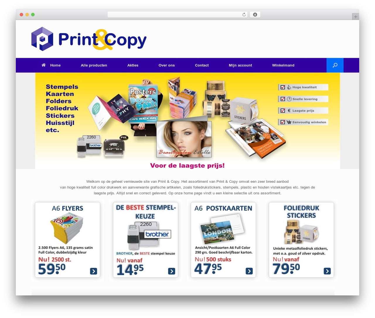 Theme WordPress Vantage - printencopy.nl