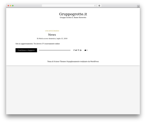 WordPress theme Writee - gruppogrotte.it WordPress theme Writee - gruppogrotte.it