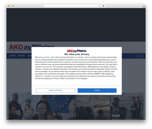 WordPress theme Bimber - akoaypilipino.eu