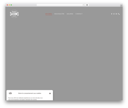 WordPress theme Caverta - aufil-dessaisons.com