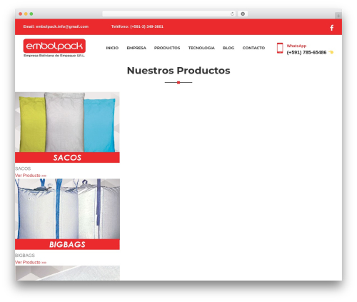 WordPress theme Sanat - embolpack.com