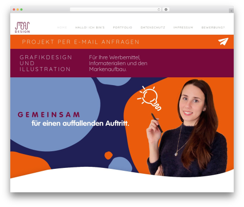 WordPress website theme Illustrator - meau.design