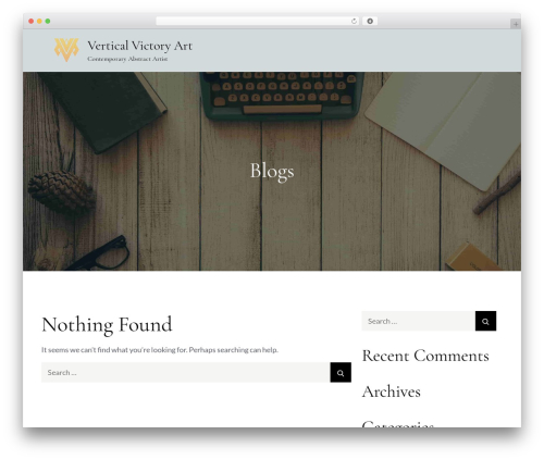 Workart WordPress theme design - verticalvictoryart.com