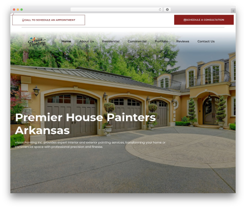 Ambed WordPress theme - visionpaintinginc.com
