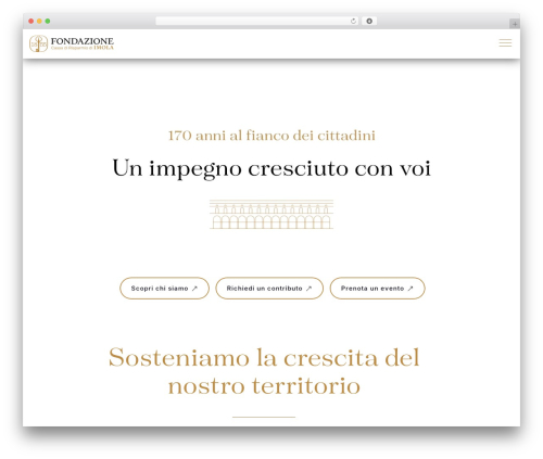 Best WordPress theme Divi - fondazionecrimola.it