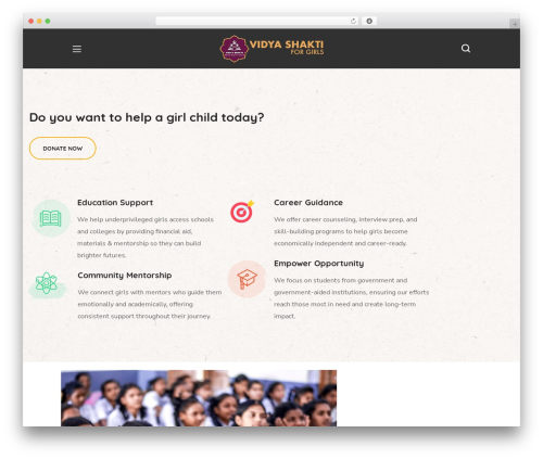 Bighearts core WordPress plugin - vidyashaktiforgirls.com