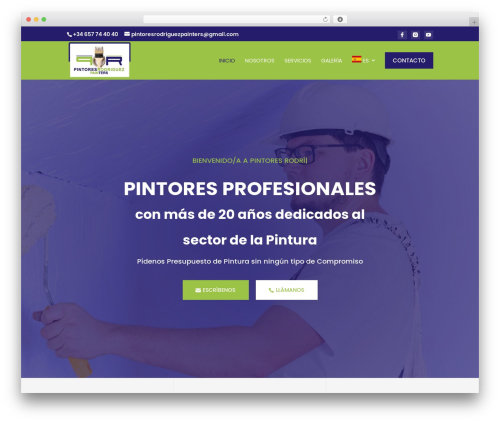 Divi theme WordPress - pintoresrodriguezpainters.com