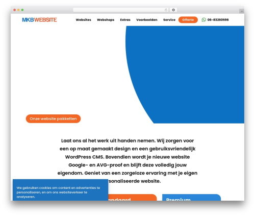 Dondivi builder WordPress plugin - mkb.website