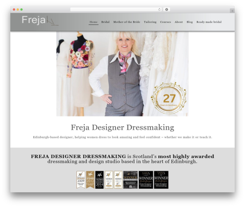 EBP top WordPress theme - freja-fashion.co.uk