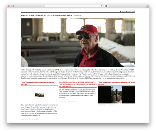 F8 Lite WordPress theme - martinipandozy-artaboutart.com