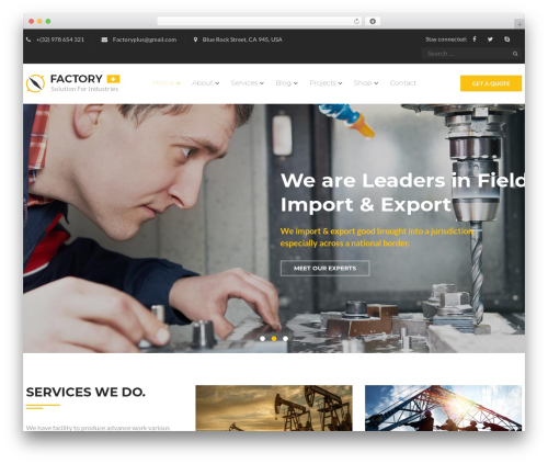Factoryplus vc addon WordPress plugin - demo2.steelthemes.com/factoryplus