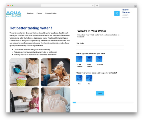Nex forms WordPress plugin - aquahomesolutions.com