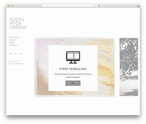 Kameron WordPress theme image - susanhydegreene.com